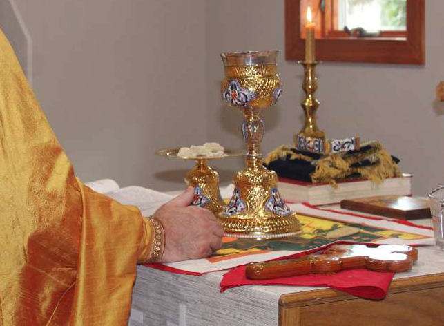 altar during service