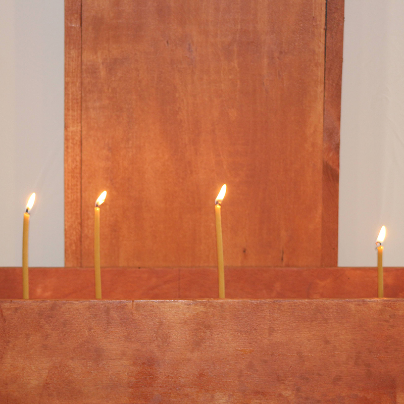 candles in detail