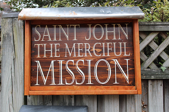 st john the merciful sign